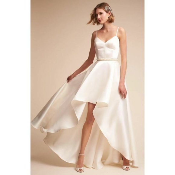 BHLDN Catherine Deane Jewel Bodysuit Bridal Ivory Size 0 NWT $300 - Picture 3 of 8